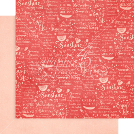 Graphic 45 Sunshine on my Mind 12x12 Inch Patterns & Solids Paper Pack (4502840)