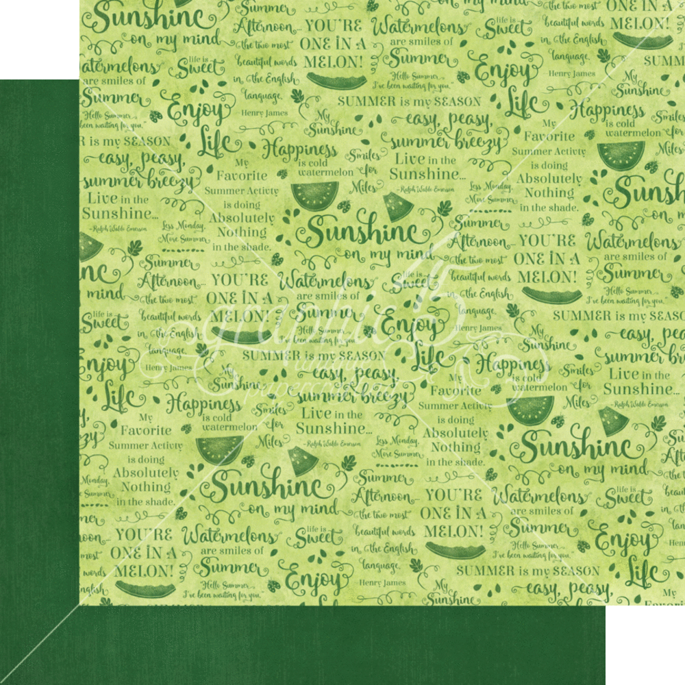 Graphic 45 Sunshine on my Mind 12x12 Inch Patterns & Solids Paper Pack (4502840) Graphic 45 Sunshine on my Mind 12x12 Inch Patterns & Solids Paper Pack (4502840)