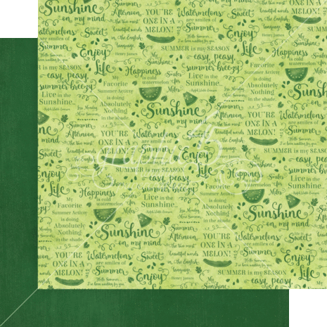 Graphic 45 Sunshine on my Mind 12x12 Inch Patterns & Solids Paper Pack (4502840)