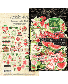 Graphic 45 Sunshine on my Mind Ephemera Assortment (4502842) Graphic 45 Sunshine on my Mind Ephemera Assortment (4502842)