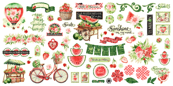 Graphic 45 Sunshine on my Mind Ephemera Assortment (4502842)