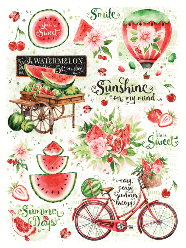 Graphic 45 Sunshine on my Mind Rub-On Transfers (4502844)