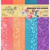 Graphic 45 Flight of Fancy 12x12 Inch Patterns & Solids Paper Pack (4502855)
