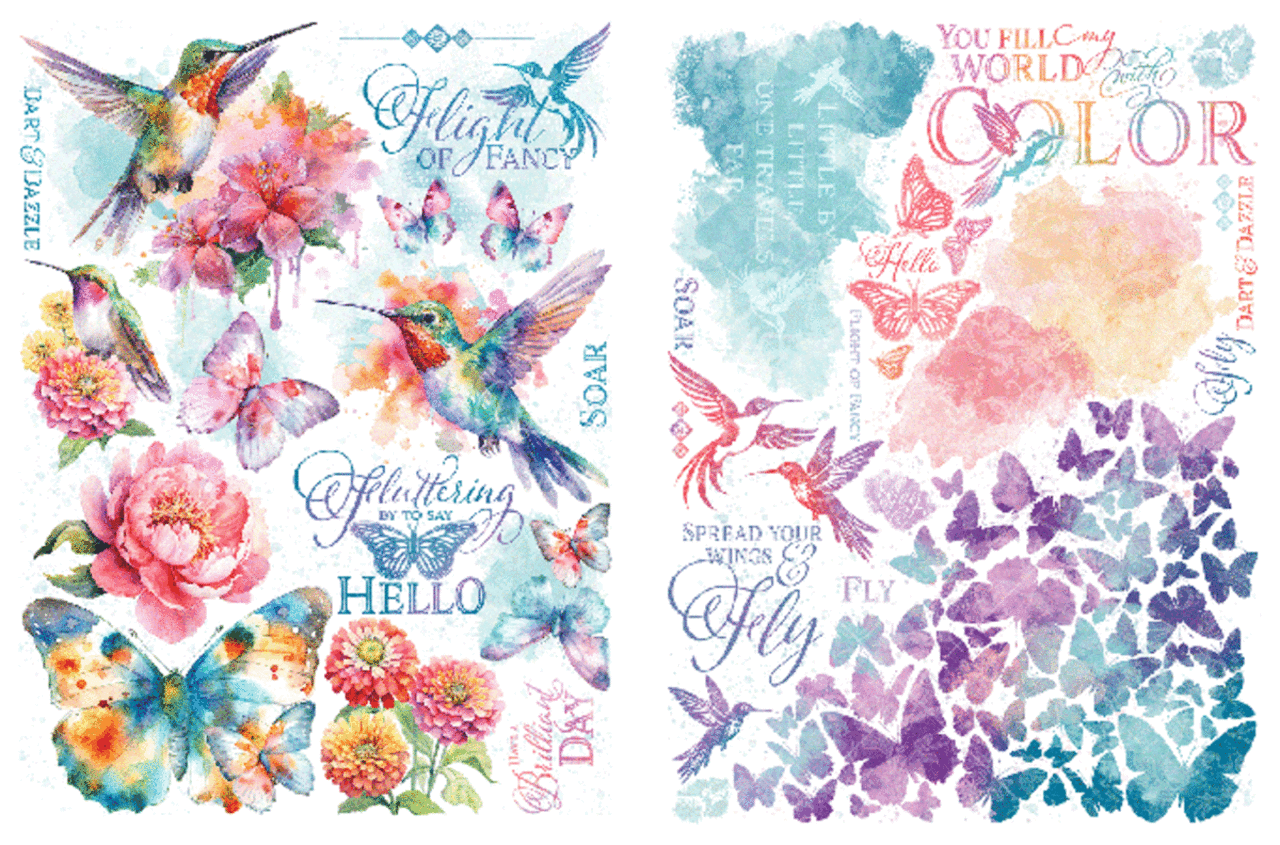 Graphic 45 Flight of Fancy Rub-On Transfers (4502859) Graphic 45 Flight of Fancy Rub-On Transfers (4502859)