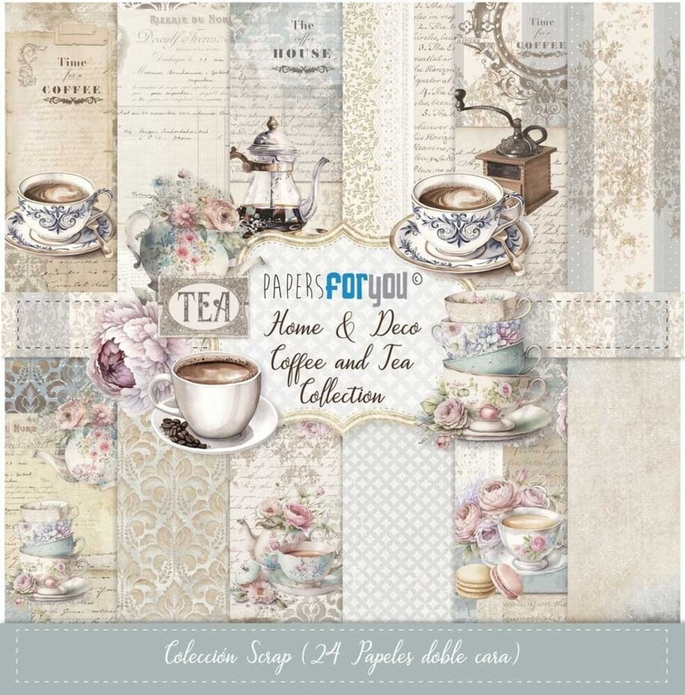 Papers For You Home & Deco Coffee and Tea 6x6 Inch Paper Pack (PFY-13702) Papers For You Home & Deco Coffee and Tea 6x6 Inch Paper Pack (PFY-13702)