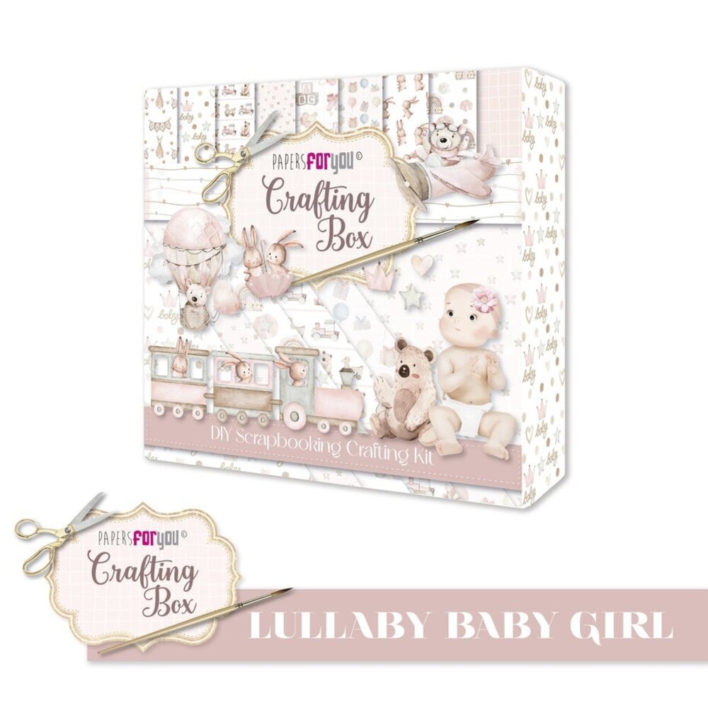 Papers For You Lullaby Baby Girl Crafting Box (PFY-13266) Papers For You Lullaby Baby Girl Crafting Box (PFY-13266)