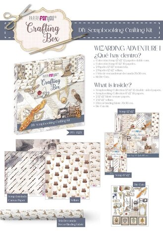 Papers For You Wizarding Adventure Crafting Box (PFY-13271) Papers For You Wizarding Adventure Crafting Box (PFY-13271)