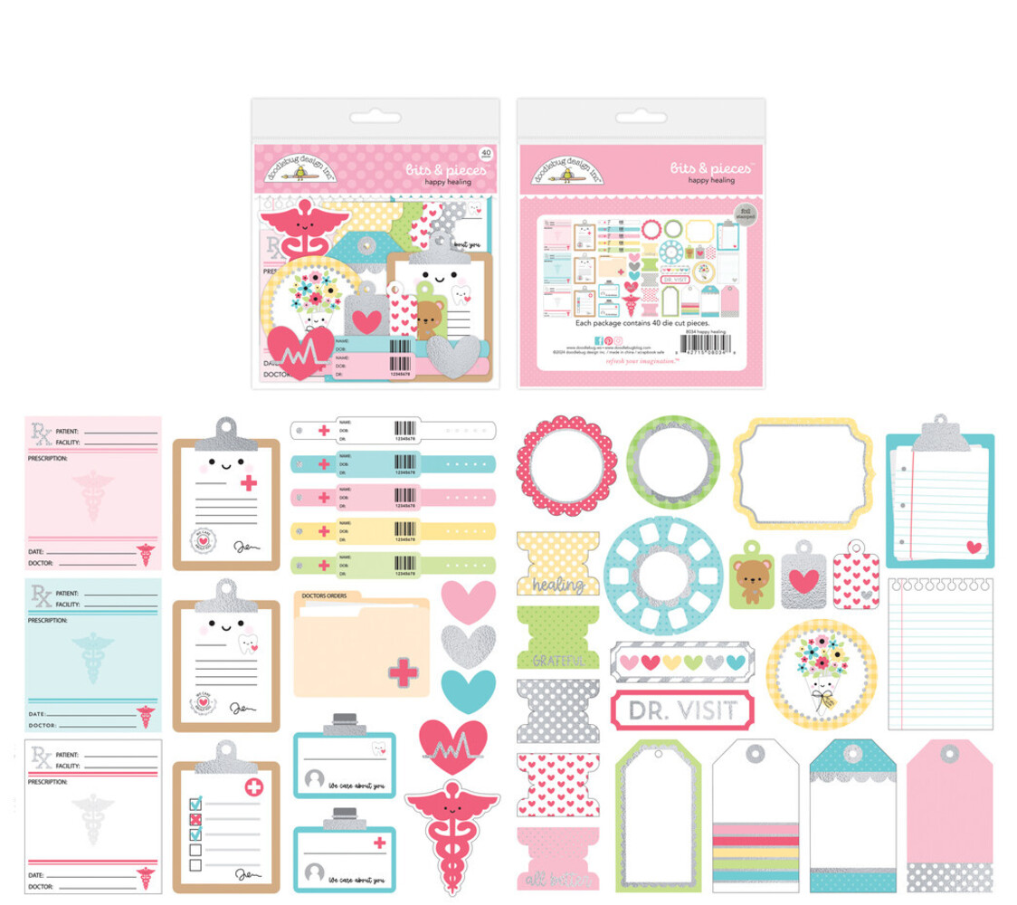 Doodlebug Design Inc. Happy Healing Bits & Pieces (8034)