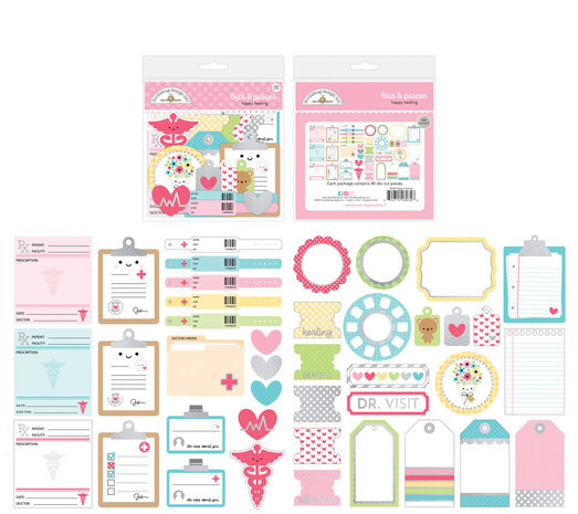 Doodlebug Design Inc. Happy Healing Bits & Pieces (8034)