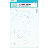 Studio Light Sweet Stories Masking Stencil Exploding Confetti (SL-SS-MASK273)