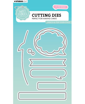 Studio Light Sweet Stories Snijmal Speech & Text Essentials (SL-SS-CD821)* Studio Light Sweet Stories Snijmal Speech & Text Essentials (SL-SS-CD821)*