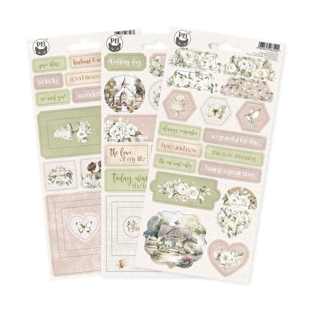 P13 Love and Lace Chipboard Stickers 03 (P13-LAL-36) P13 Love and Lace Chipboard Stickers 03 (P13-LAL-36)