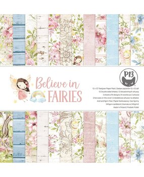 P13 Believe in Fairies 12x12 Inch Paper Pad (P13-BIF-08) P13 Believe in Fairies 12x12 Inch Paper Pad (P13-BIF-08)