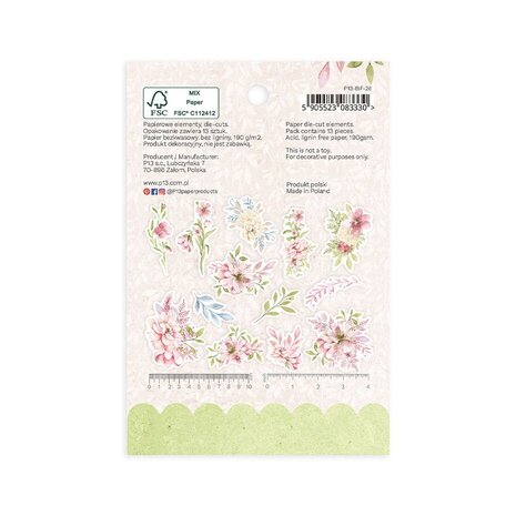 P13 Believe in Fairies Ephemera Flowers and Leaves (P13-BIF-26)