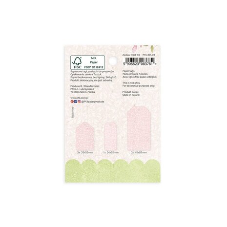 P13 Believe in Fairies Decorative Tags 03 (P13-BIF-23) P13 Believe in Fairies Decorative Tags 03 (P13-BIF-23)