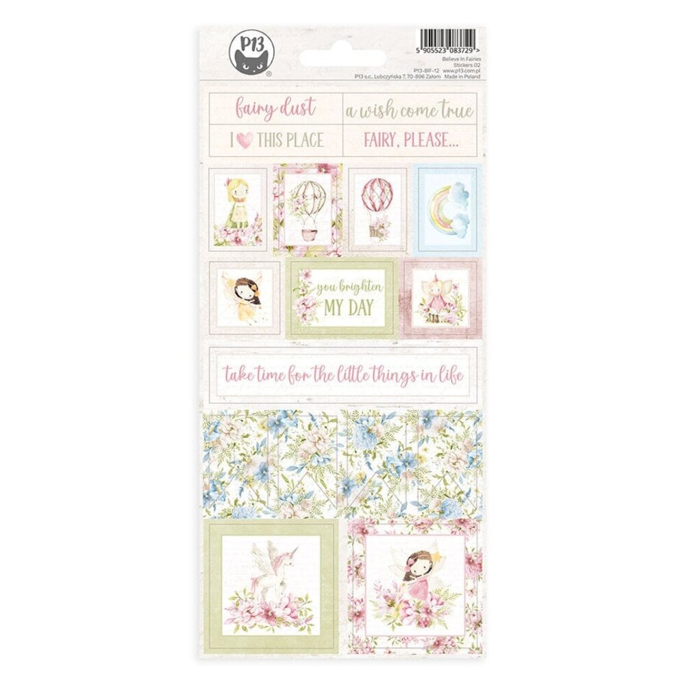 P13 Believe in Fairies Stickers 02 (P13-BIF-12) P13 Believe in Fairies Stickers 02 (P13-BIF-12)