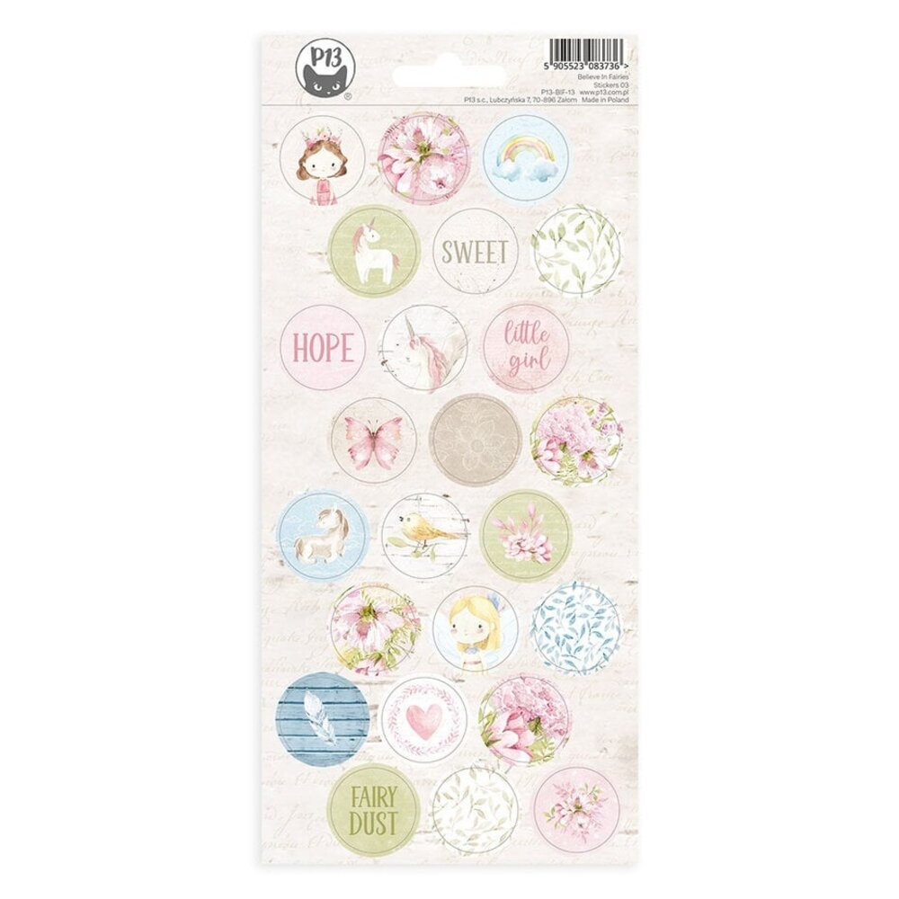P13 Believe in Fairies Stickers 03 (P13-BIF-13)