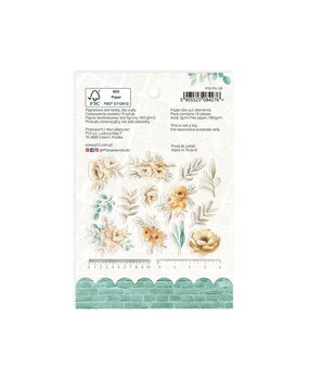 P13 Travel Journal Ephemera Flowers and Leaves (P13-TRJ-26)