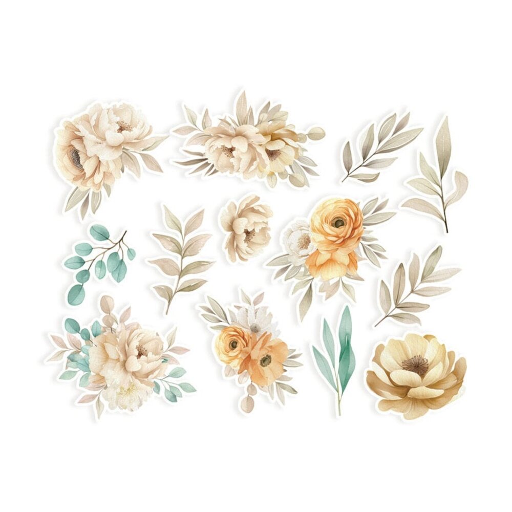 P13 Travel Journal Ephemera Flowers and Leaves (P13-TRJ-26)