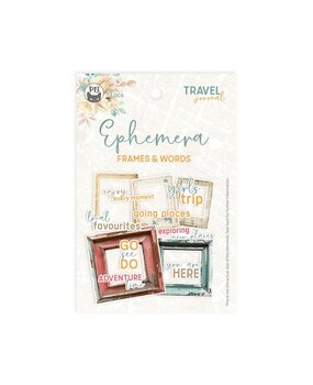 P13 Travel Journal Ephemera Frames and Words (P13-TRJ-37) P13 Travel Journal Ephemera Frames and Words (P13-TRJ-37)