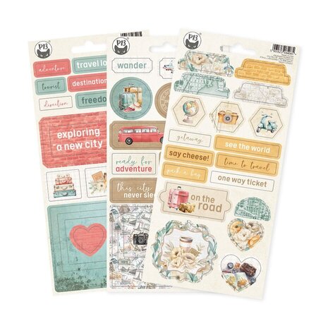 P13 Travel Journal Chipboard Stickers 01 (P13-TRJ-34) P13 Travel Journal Chipboard Stickers 01 (P13-TRJ-34)