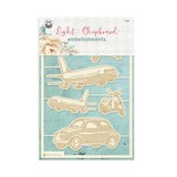 P13 Travel Journal Light Chipboard Embellishments 01 (P13-TRJ-44)
