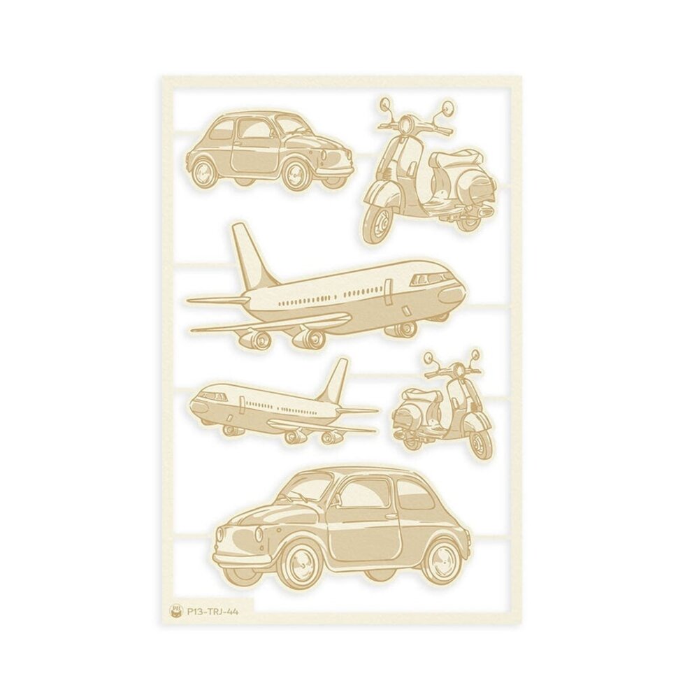 P13 Travel Journal Light Chipboard Embellishments 01 (P13-TRJ-44)