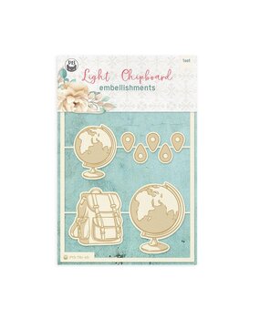 P13 Travel Journal Light Chipboard Embellishments 02 (P13-TRJ-45)