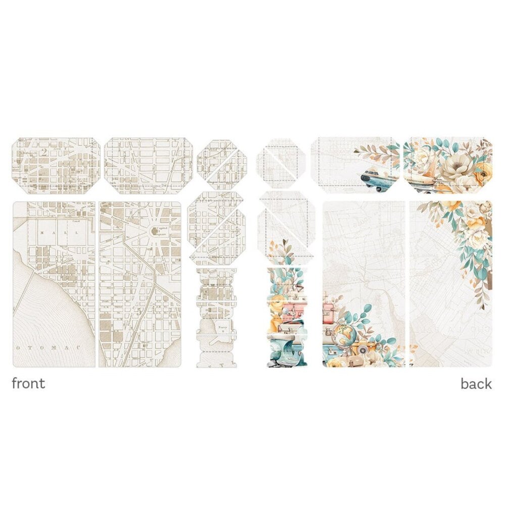 P13 Travel Journal Art Journal Paper Elements (P13-TRJ-40) P13 Travel Journal Art Journal Paper Elements (P13-TRJ-40)