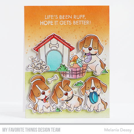 My Favorite Things Playful Pups Clear Stamps (YUZU-031)