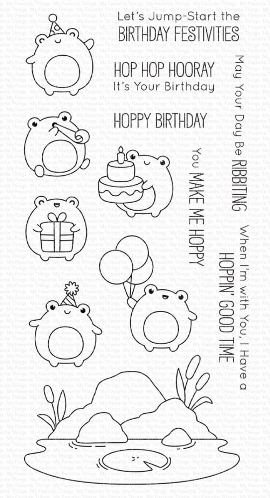 My Favorite Things Hoppin' Good Time Clear Stamps (JB-040)