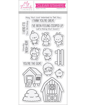 My Favorite Things Barnyard Bunch Clear Stamps (JB-045) My Favorite Things Barnyard Bunch Clear Stamps (JB-045)