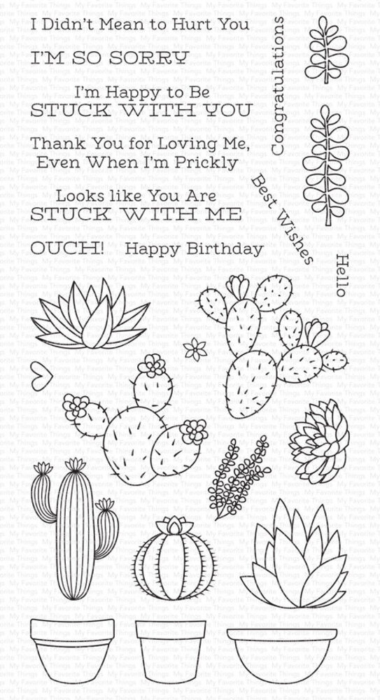 My Favorite Things Sweet Succulents Clear Stamps (LLD-108) My Favorite Things Sweet Succulents Clear Stamps (LLD-108)