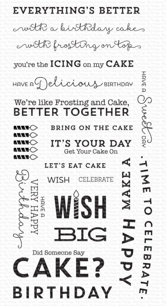 My Favorite Things Delicious Birthday Clear Stamps (LLD-109) My Favorite Things Delicious Birthday Clear Stamps (LLD-109)