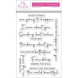 My Favorite Things You Give Me Butterflies Clear Stamps (CS-867)