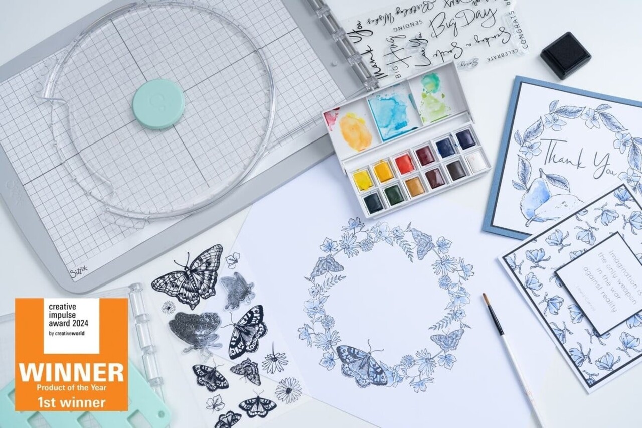 Sizzix Stencil & Stamp Stamp & Spin Tool (666614) Sizzix Stencil & Stamp Stamp & Spin Tool (666614)