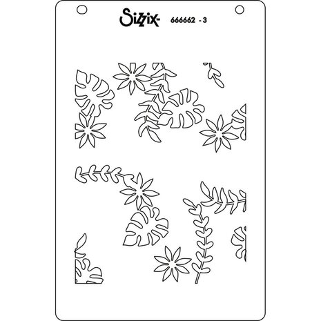 Sizzix Layered Stencils It's a Jungle Out There (666662) Sizzix Layered Stencils It's a Jungle Out There (666662)