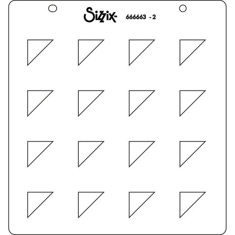 Sizzix Layered Stencils Pool Deck (666663)