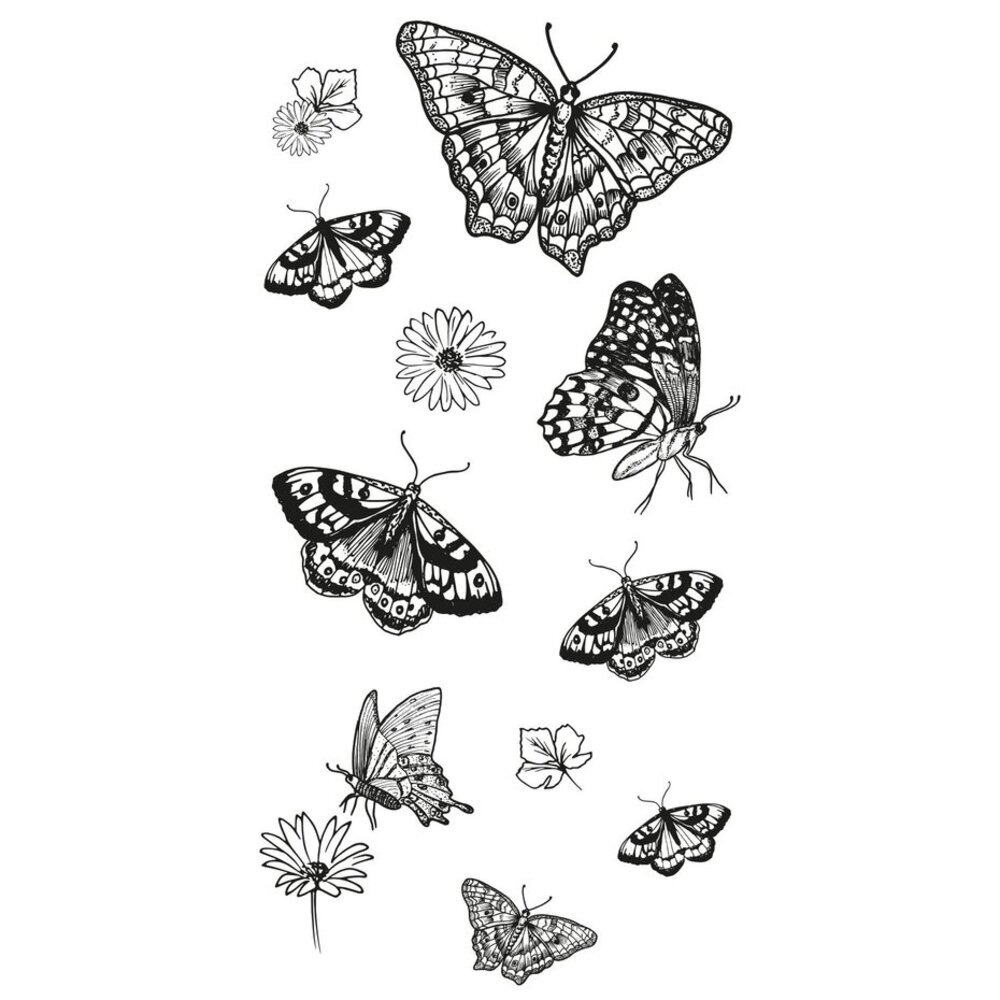 Sizzix Clear Stamps Nature Butterflies (666642) Sizzix Clear Stamps Nature Butterflies (666642)