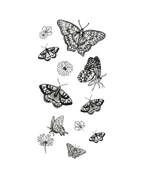 Sizzix Clear Stamps Nature Butterflies (666642) Sizzix Clear Stamps Nature Butterflies (666642)