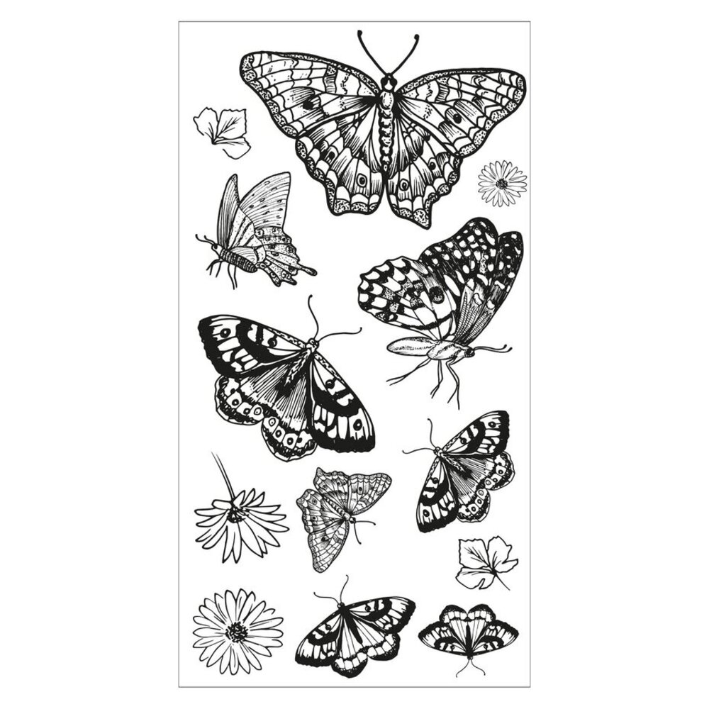 Sizzix Clear Stamps Nature Butterflies (666642) Sizzix Clear Stamps Nature Butterflies (666642)