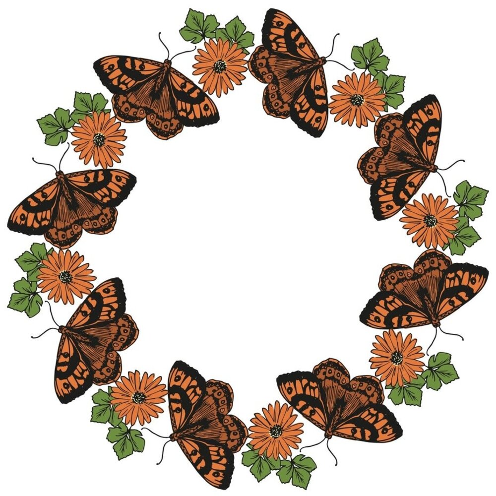 Sizzix Clear Stamps Nature Butterflies (666642) Sizzix Clear Stamps Nature Butterflies (666642)