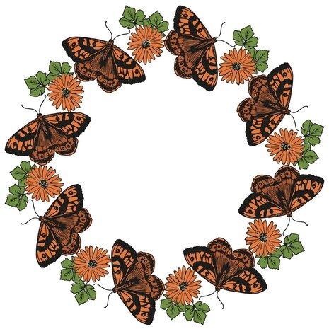 Sizzix Clear Stamps Nature Butterflies (666642) Sizzix Clear Stamps Nature Butterflies (666642)