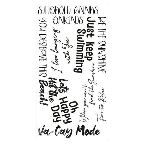 Sizzix Clear Stamps Va-Cay Mode (666657)