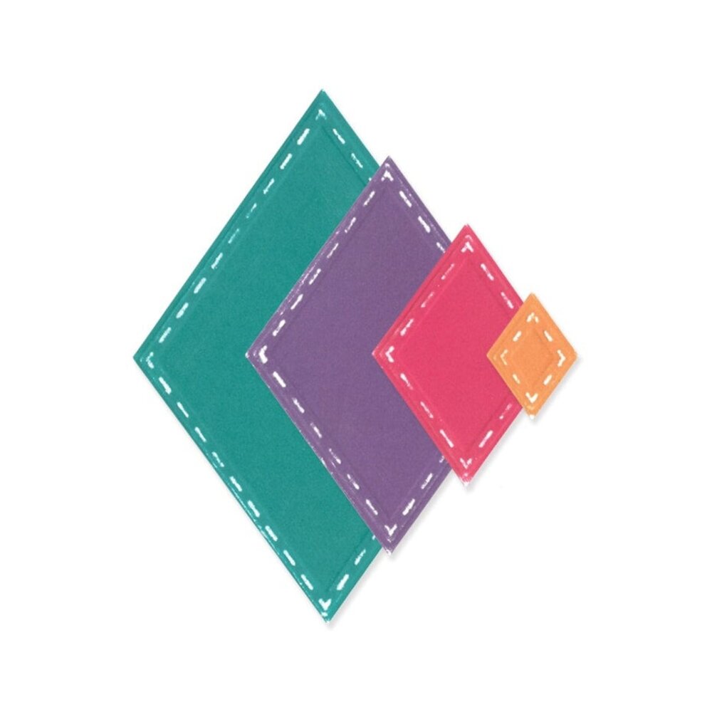 Sizzix Framelits Die Set Katy Deco Diamonds (666652)