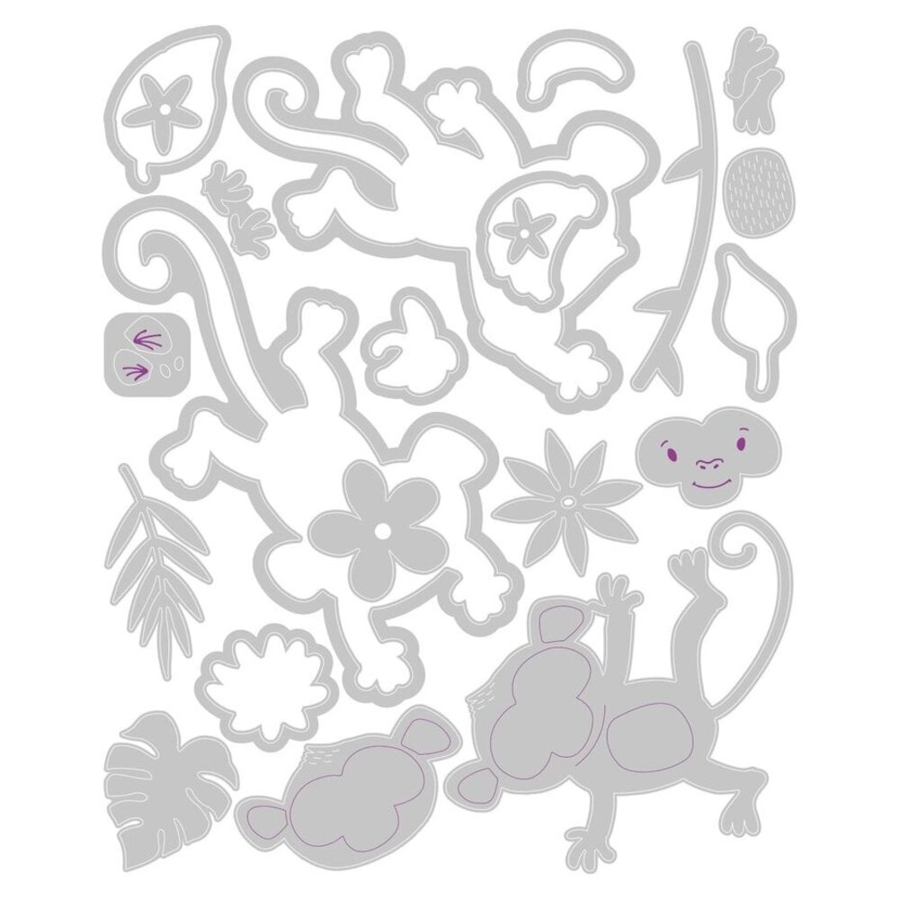 Sizzix Framelits Die Set Going Bananas #2 (666654)