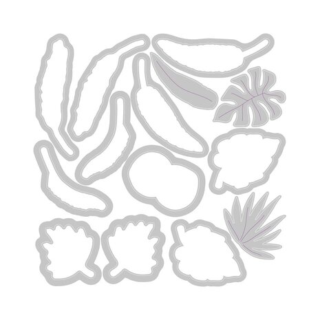 Sizzix Framelits Die Set Stay Wild #2 (666661) Sizzix Framelits Die Set Stay Wild #2 (666661)