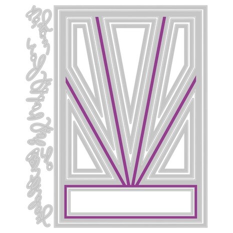 Sizzix Thinlits Die Set Refined Rays (666649) Sizzix Thinlits Die Set Refined Rays (666649)