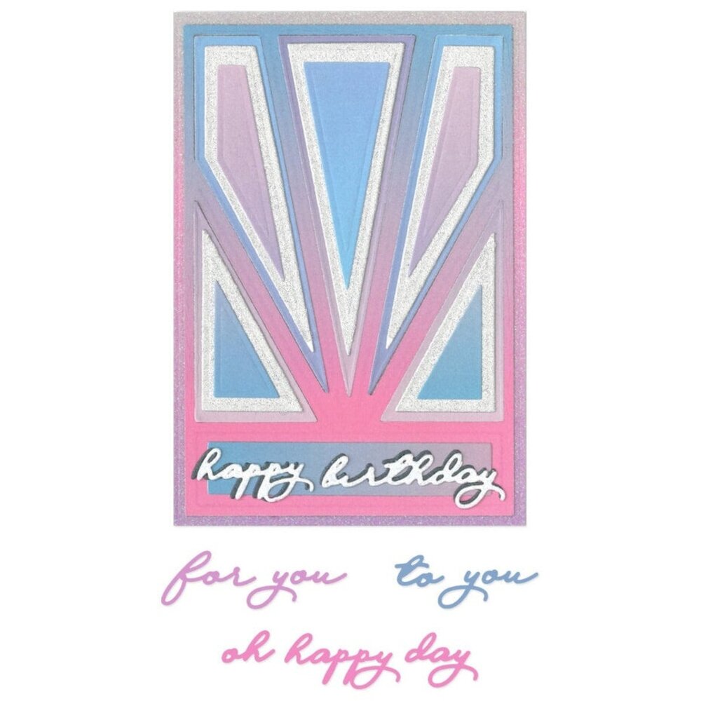 Sizzix Thinlits Die Set Refined Rays (666649) Sizzix Thinlits Die Set Refined Rays (666649)