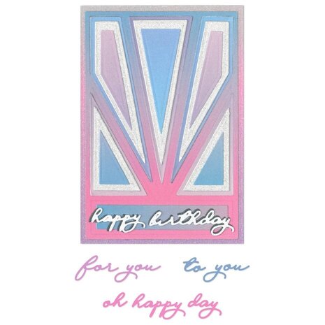 Sizzix Thinlits Die Set Refined Rays (666649) Sizzix Thinlits Die Set Refined Rays (666649)